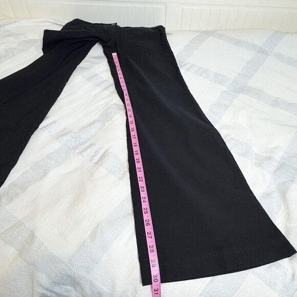 Maeve by Anthropologie The Naomi Pants Black High Rise Flare Size 4 NWT - Picture 9 of 16